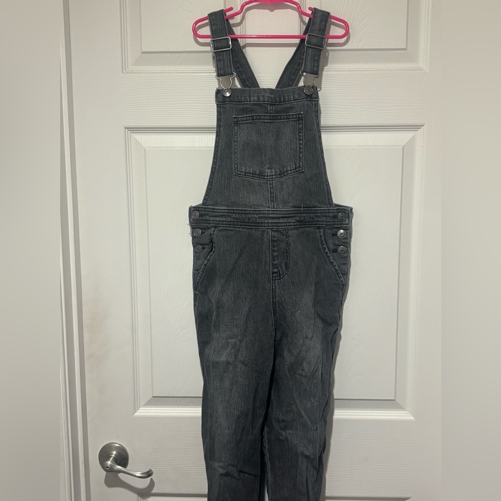 Cat & Jack Charcoal Stretch Overalls